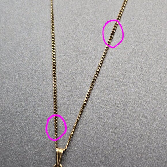 VTG Creed 14k Gold Filled Celtic Cross Pendant Necklace 18" Religious Jewelry - Picture 14 of 15